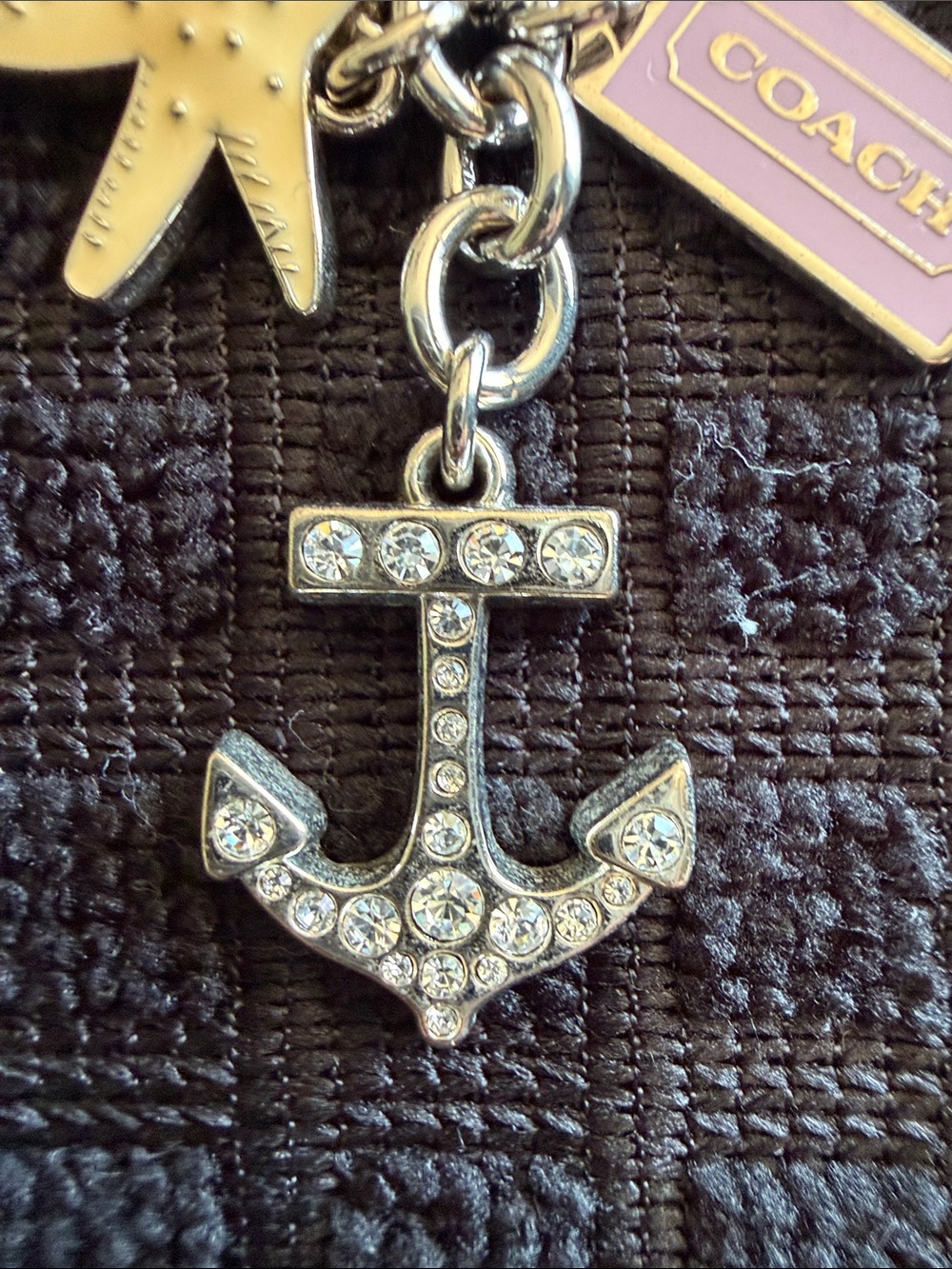 Coach Nautical Charm Key charm seahorse starfish anchor - Picture 4 of 7